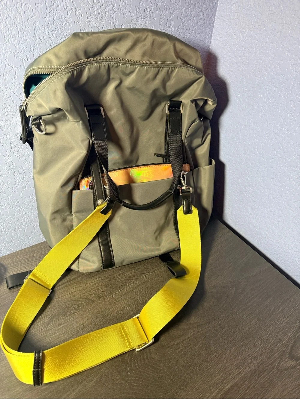 SJP by Sarah Jessica Parker Samsonite Gray Nylon Backpack Travel Laptop Bag